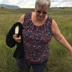 We even managed to get my mother to walk through the bush to flat rocks at the rivers edge.